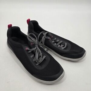 Crocs Busy Day Shoes Womens Size 11 Black Stretch Mesh Lightweight Running Gym